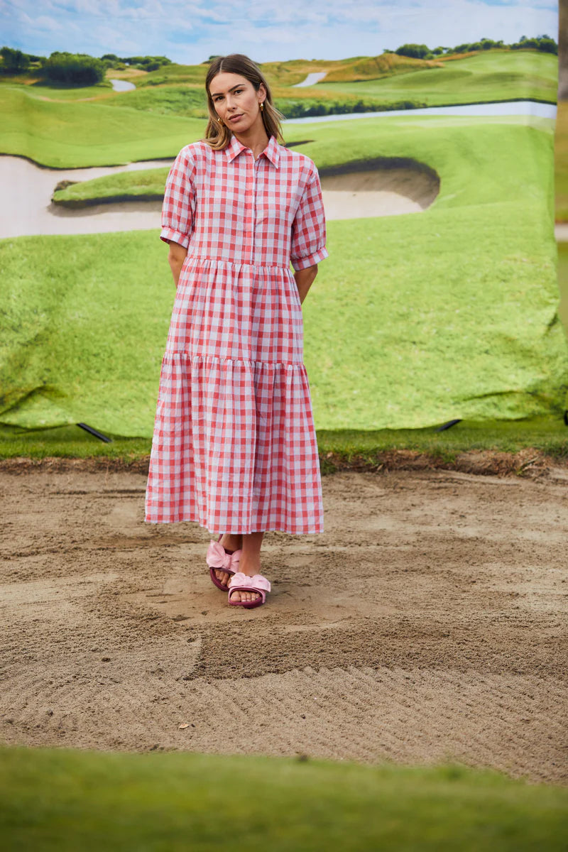 Luna Dress - Check Mate | Paddington Store
