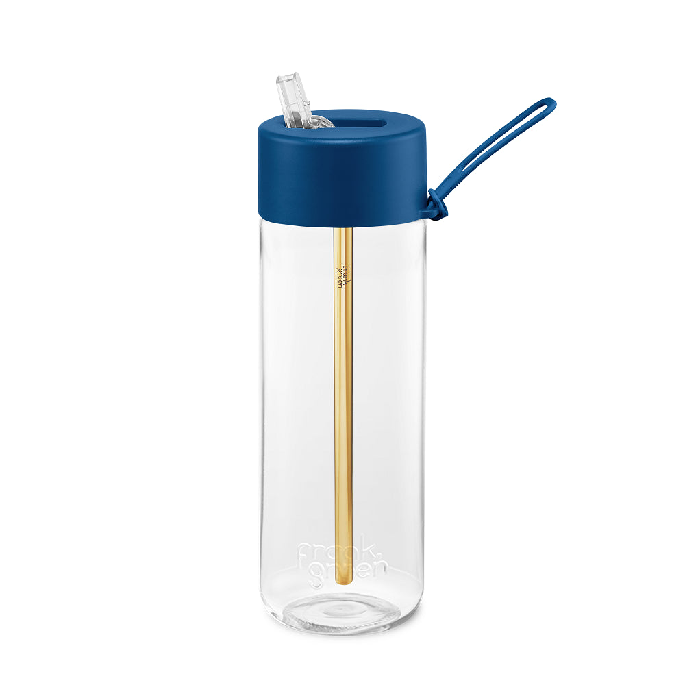 Original Reusable Bottle with Straw (25oz/740ml) - Deep Ocean