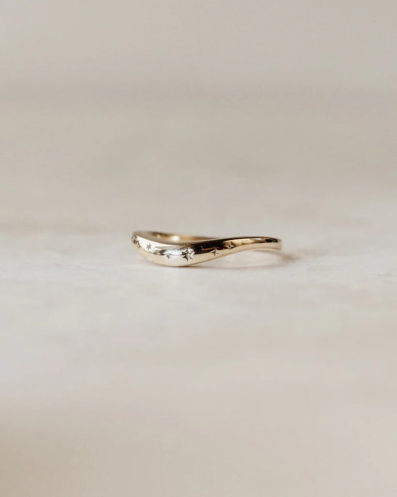 Evangeline Curved Ring