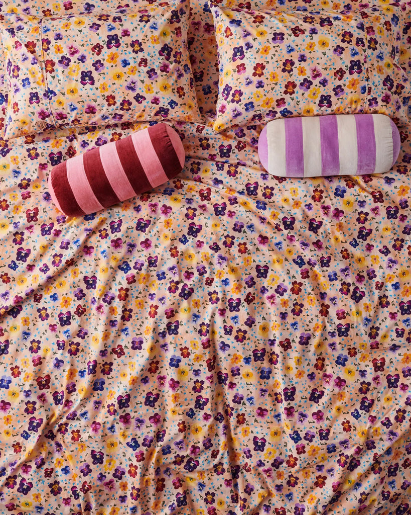 Pansy Organic Quilt Cover