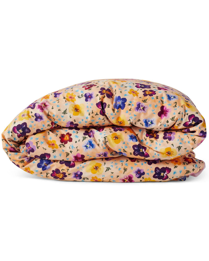Pansy Organic Quilt Cover