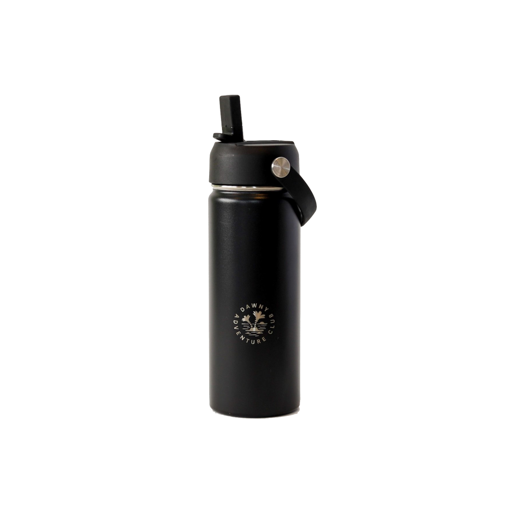 530ml Stainless Steel Cooler (Sipper Lid w/ Swing Handle) - Black