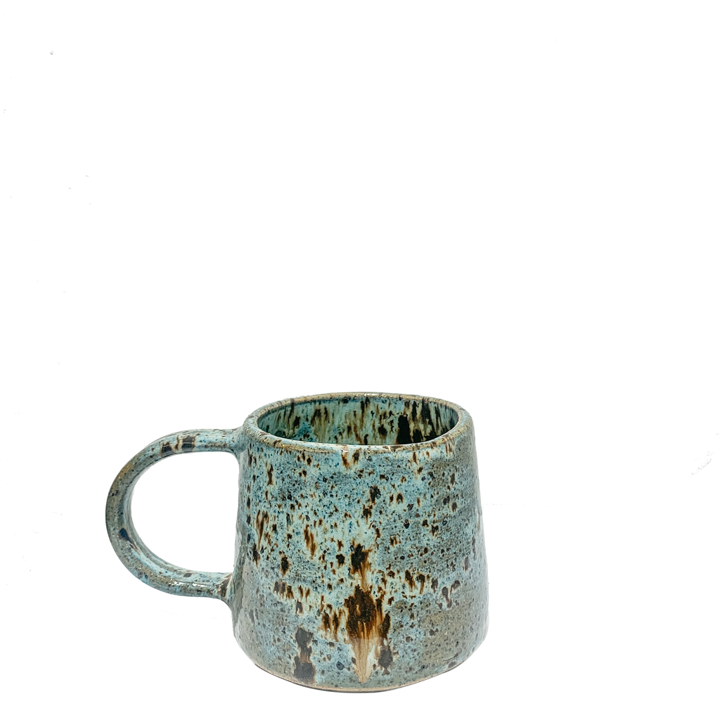 Ceramic Mug - Blue Speckle Glaze