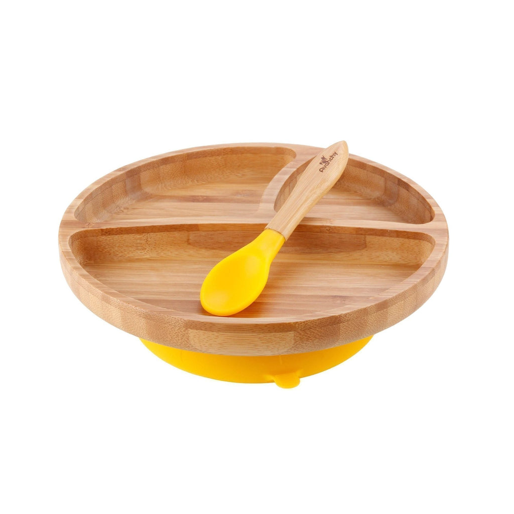 Paddington-Store-Avanchy-Suction-plate-and-spoon-yellow