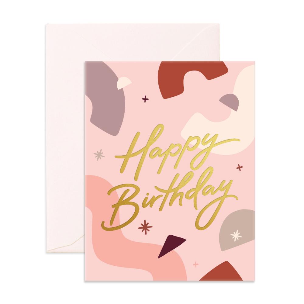 Paddington-Store-Fox-and-Fallow-Happy Birthday – Abstract – Greeting Card