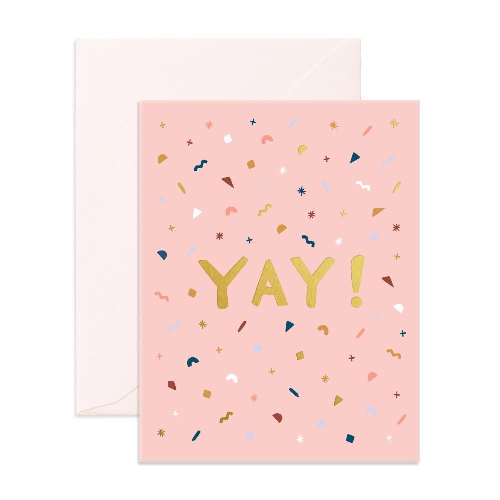 Paddington-Store-Fox-and-Fallow-Happy Birthday – Yay Confetti – Greeting Card