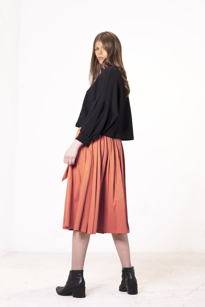 Paddington-Store&#8211;Recreate&#8211;Gesture-Skirt-Terracotta