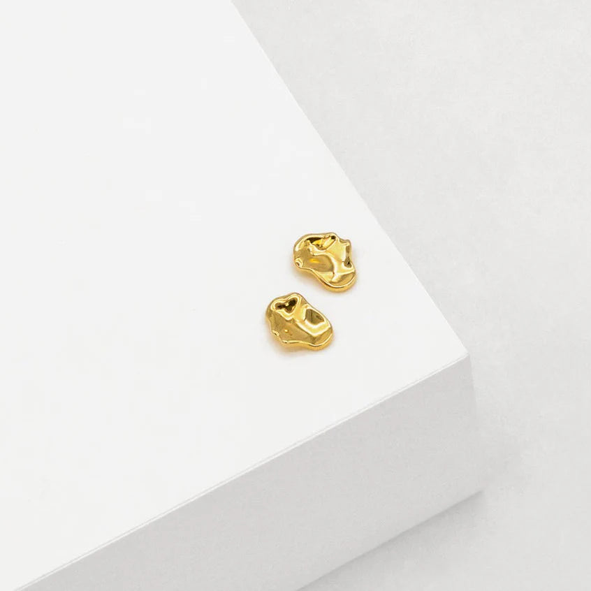 Morph Stud Earrings - Gold