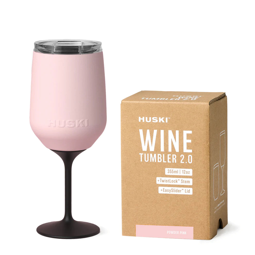 Wine Tumbler Stemware - Powder Pink