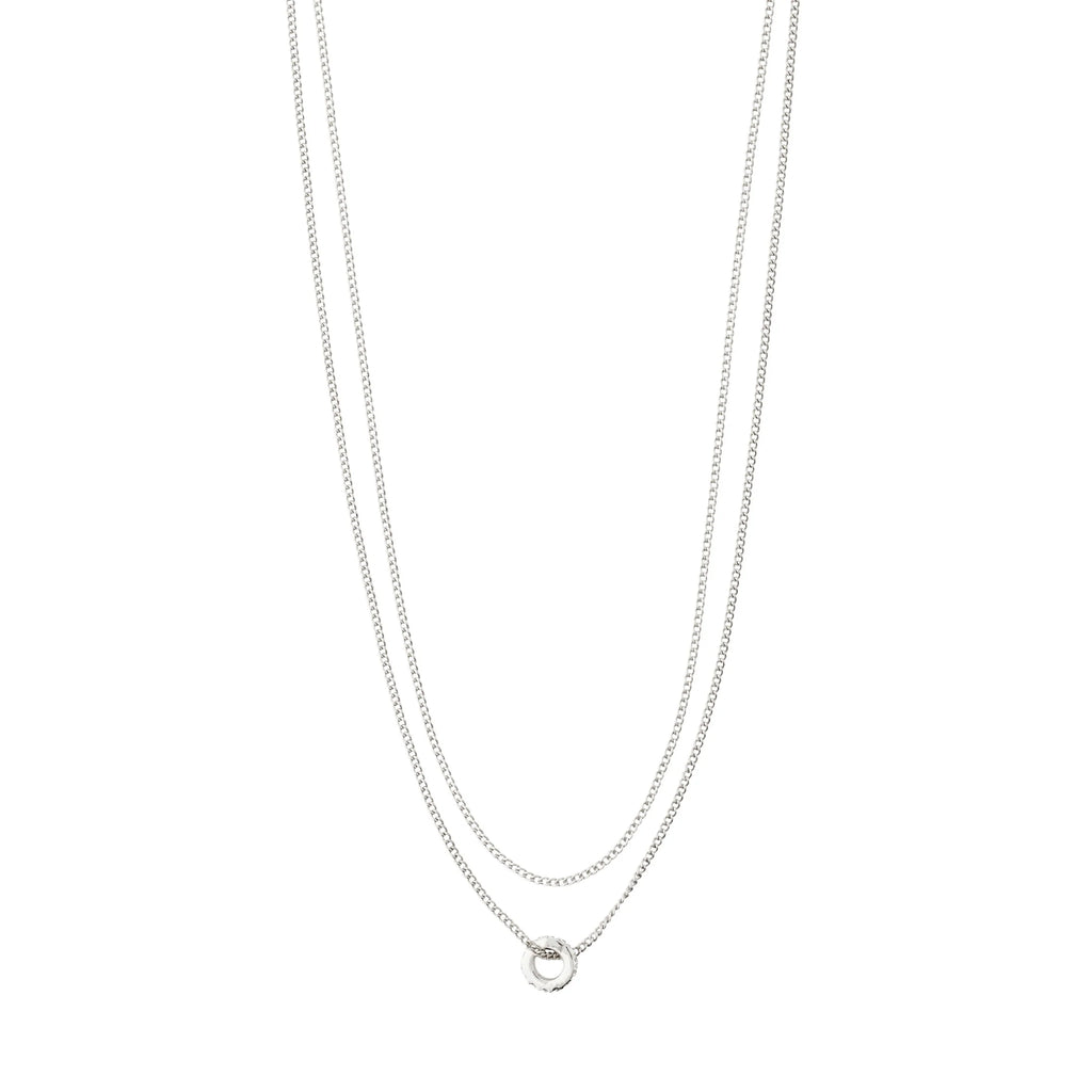 Blossom Necklace - Silver Plated