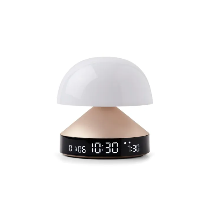 Mina Sunrise - Wake Up Light/Alarm - Soft Gold/Wood