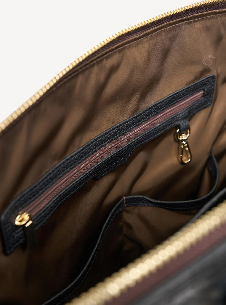 Milan Carry-All - Black Croc