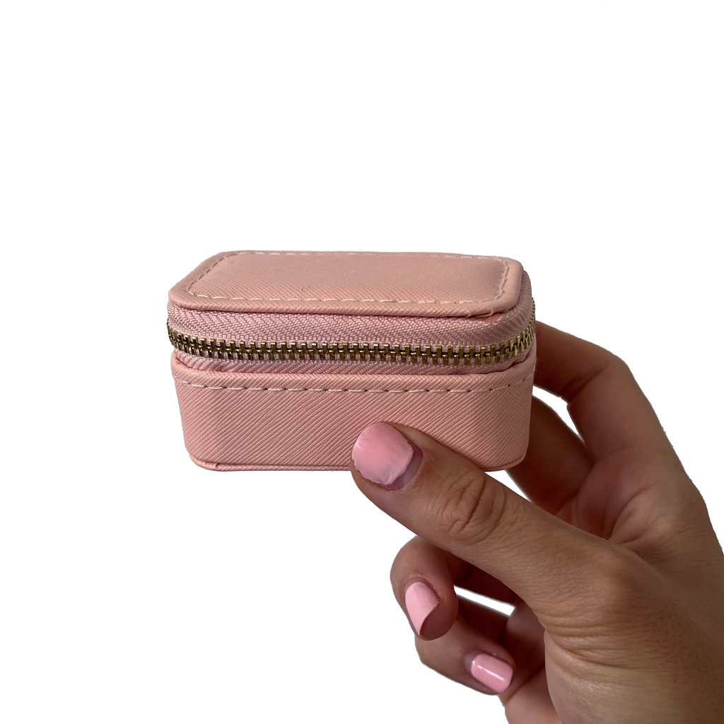Mini Jewellery Case - Light Pink