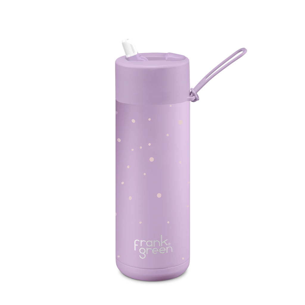 Frankster 20oz Stainless Steel Ceramic Bottle with Straw - Lilac Haze Flick