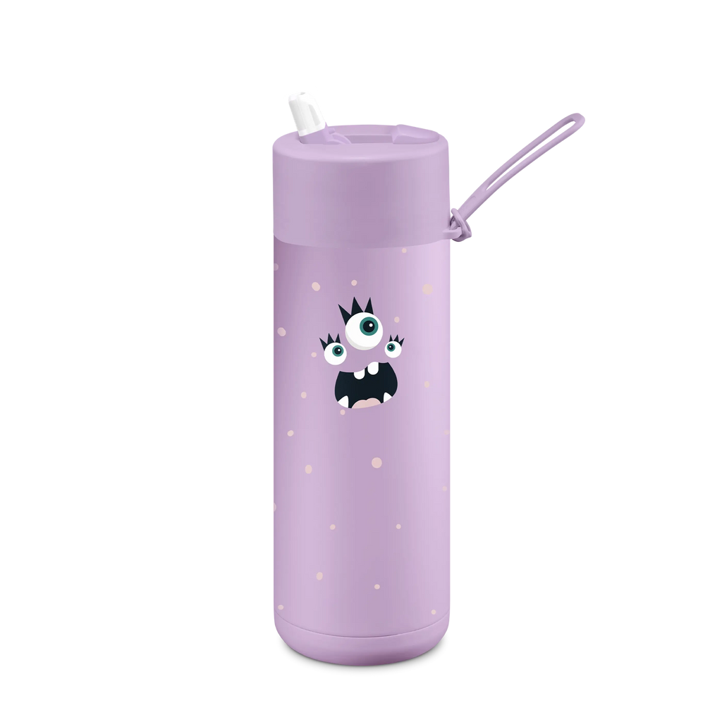 Frankster 20oz Stainless Steel Ceramic Bottle with Straw - Lilac Haze Flick