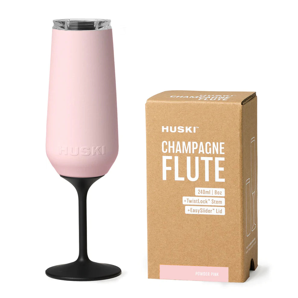 Champagne Flute Stemware - Powder Pink