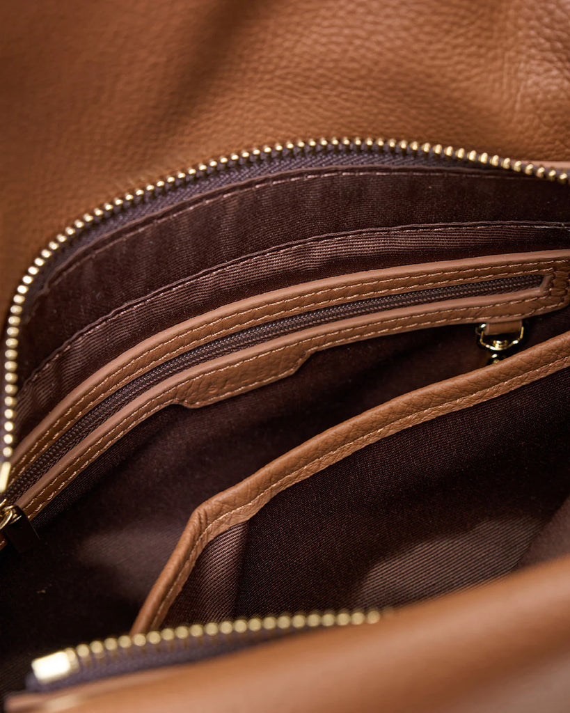 Beckett Crossbody - Tan Luxe