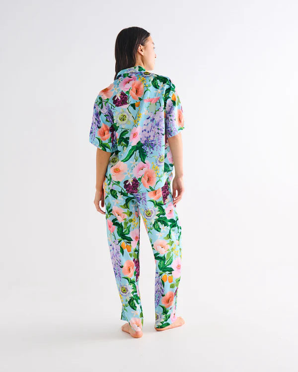 Satin Pyjama Set - Spring In The Air