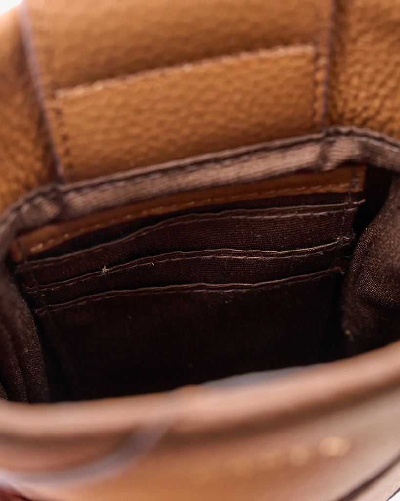 Maggie Crossbody - Tan Bias