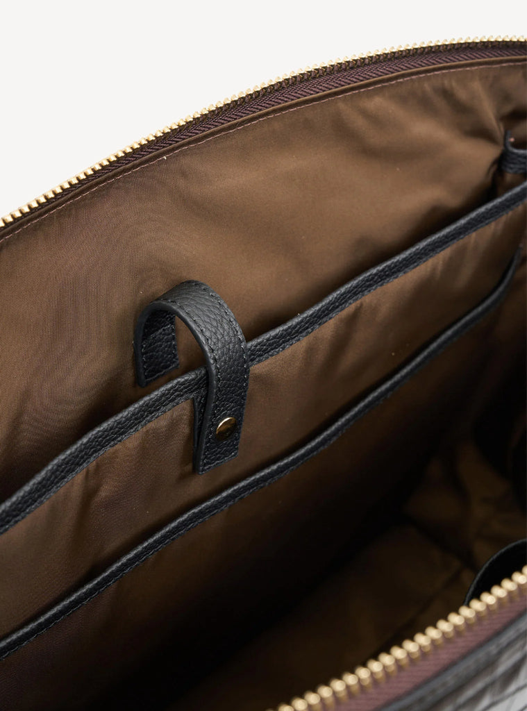 Milan Carry-All - Black Croc