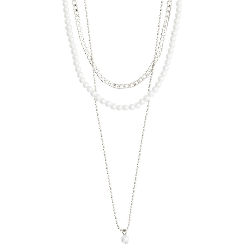 Baker Necklace 3 in 1 - Silver Plated