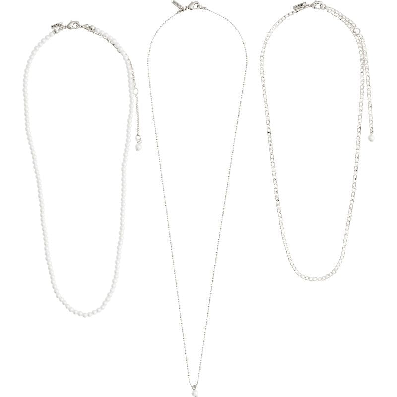 Baker Necklace 3 in 1 - Silver Plated