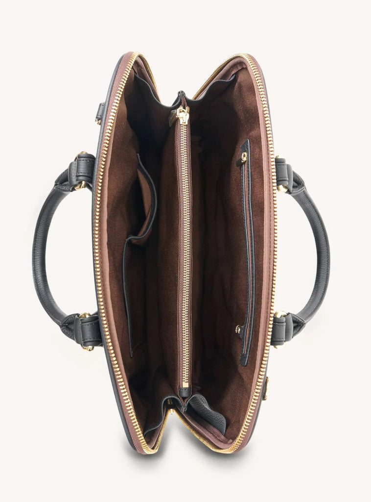 Parker Briefcase - Black Croc