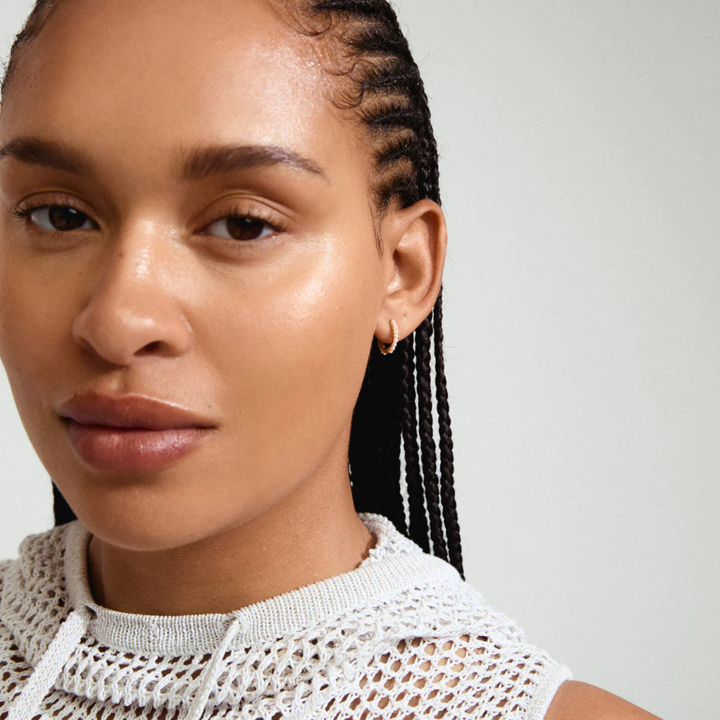 Kalia Recycled Hoop Earrings - Gold Plated