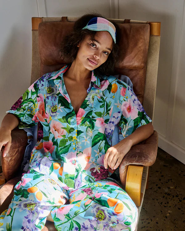 Satin Pyjama Set - Spring In The Air