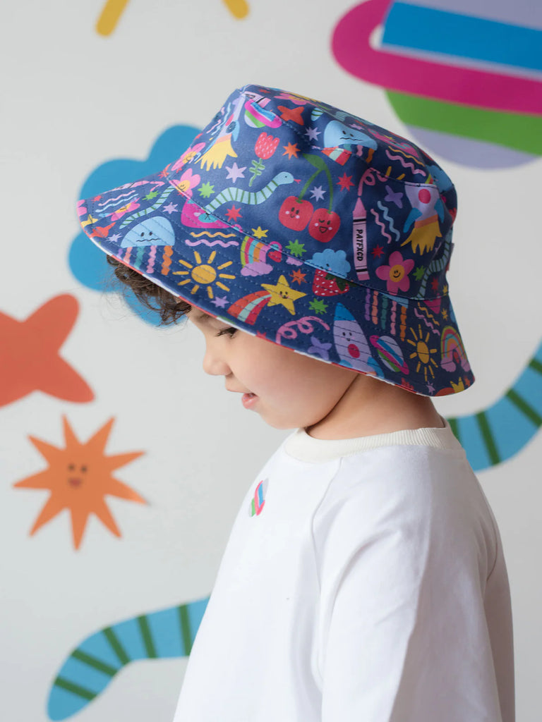 Bucket Hat - Stickers & Stripes