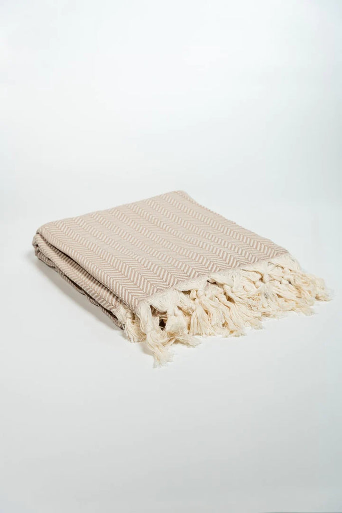 Turkish Picnic Blanket/Throw - Sand