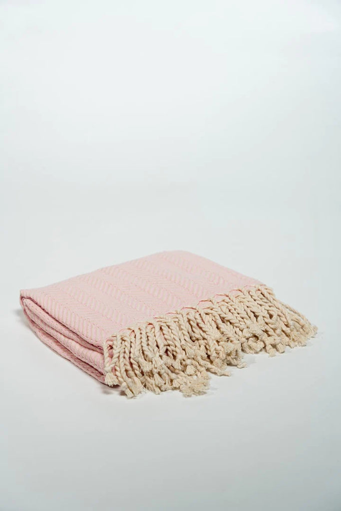 Turkish Beach Towel - Baby Pink