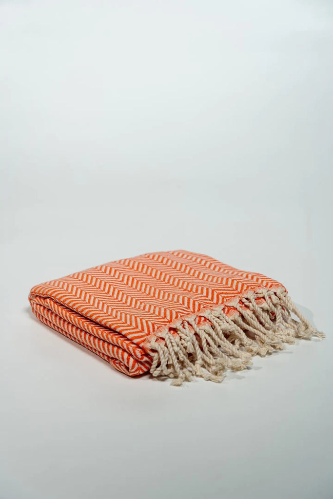 Turkish Beach Towel - Orange