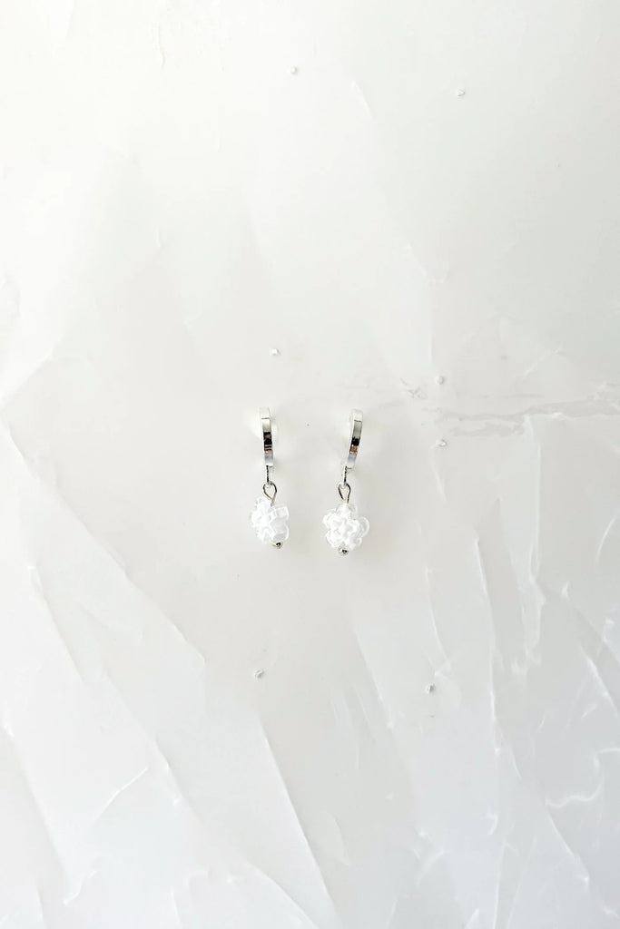 Daisy Earrings - White
