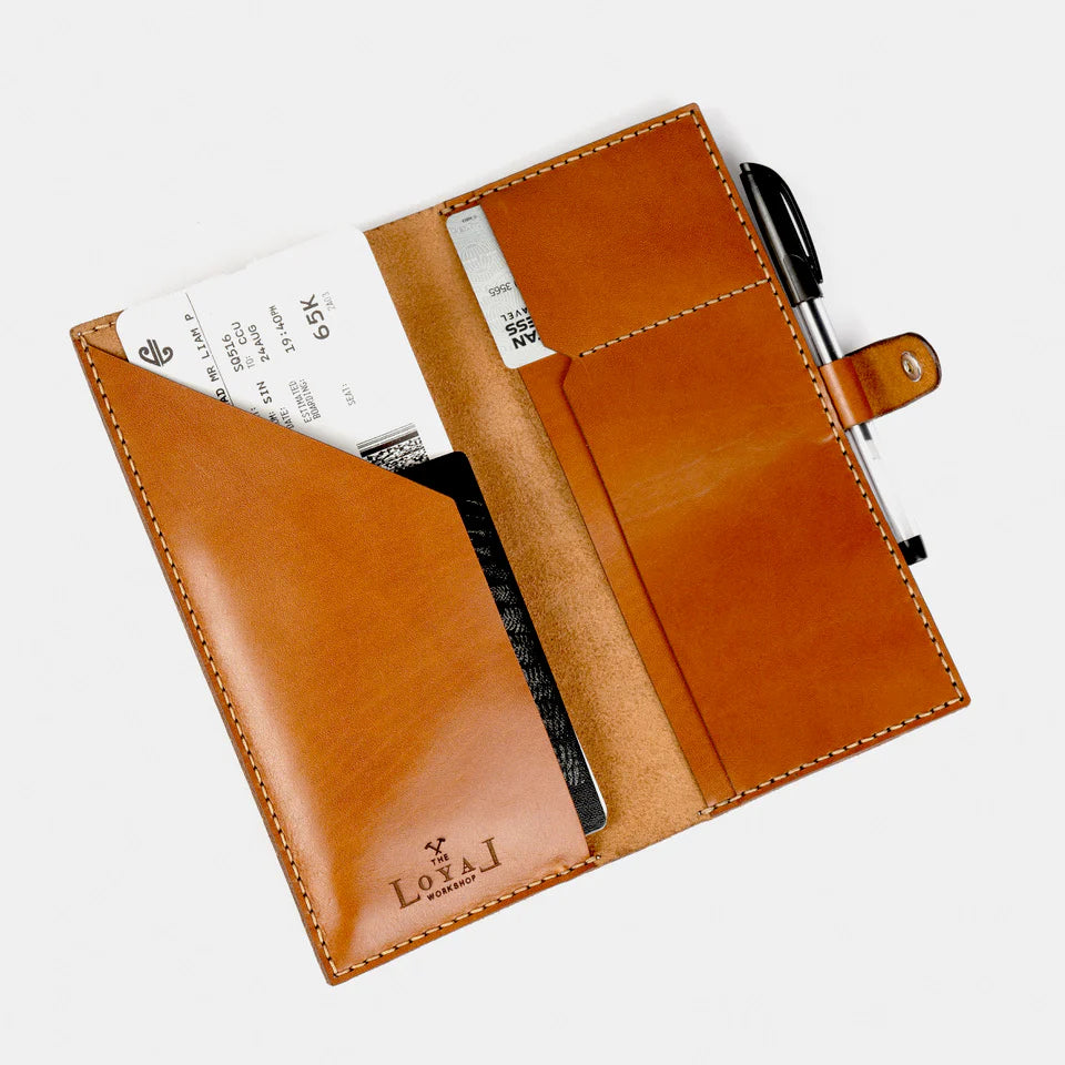 Passport Cover - Cognac