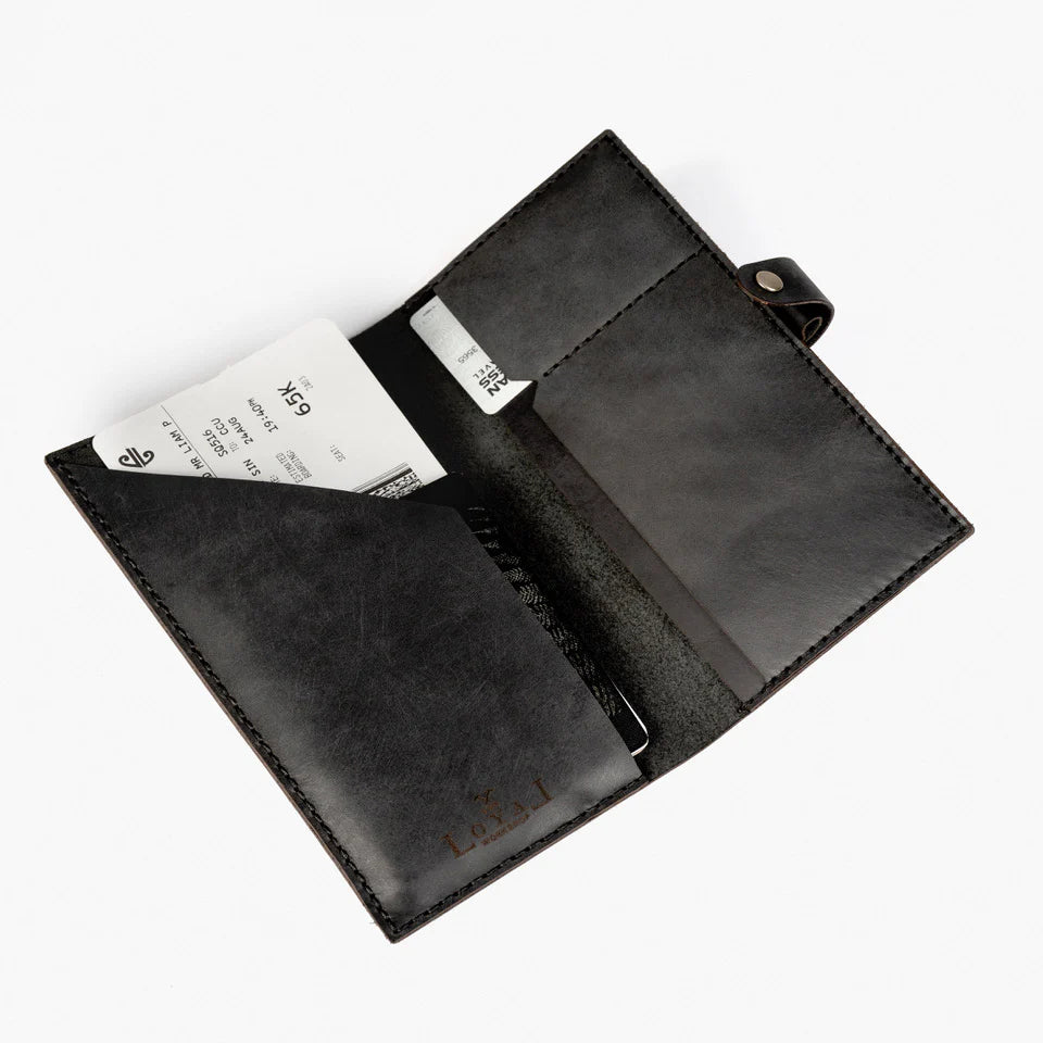 Passport Cover - Black