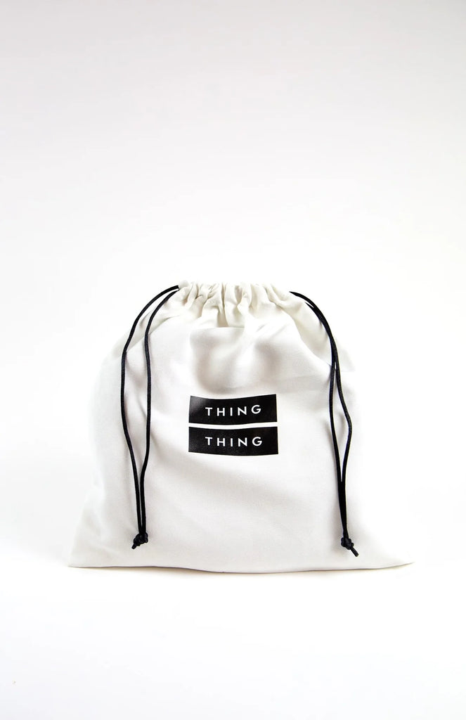 Crystal Bag - Black Bubble Leather