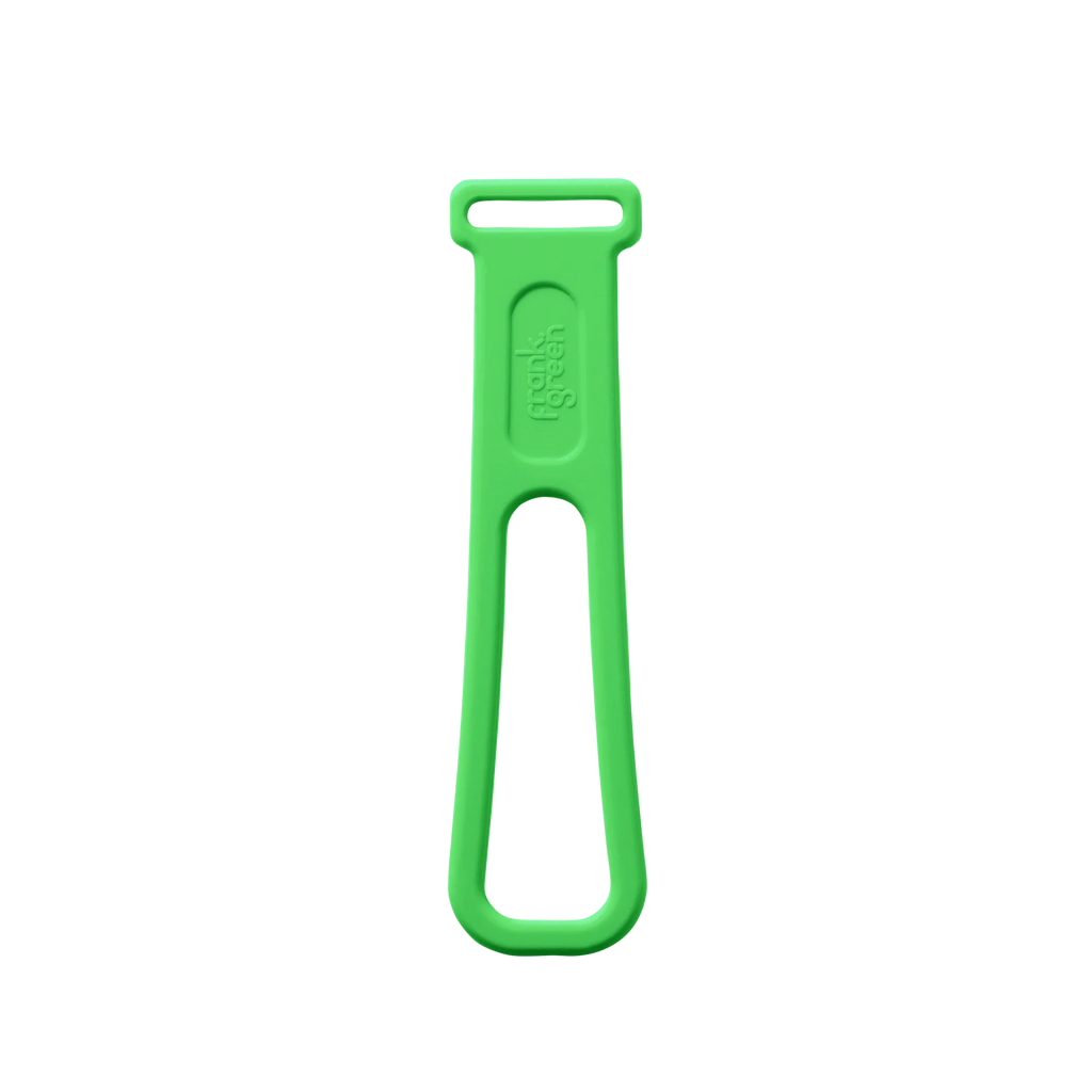 Reusable Straw Lid Strap - Neon Green