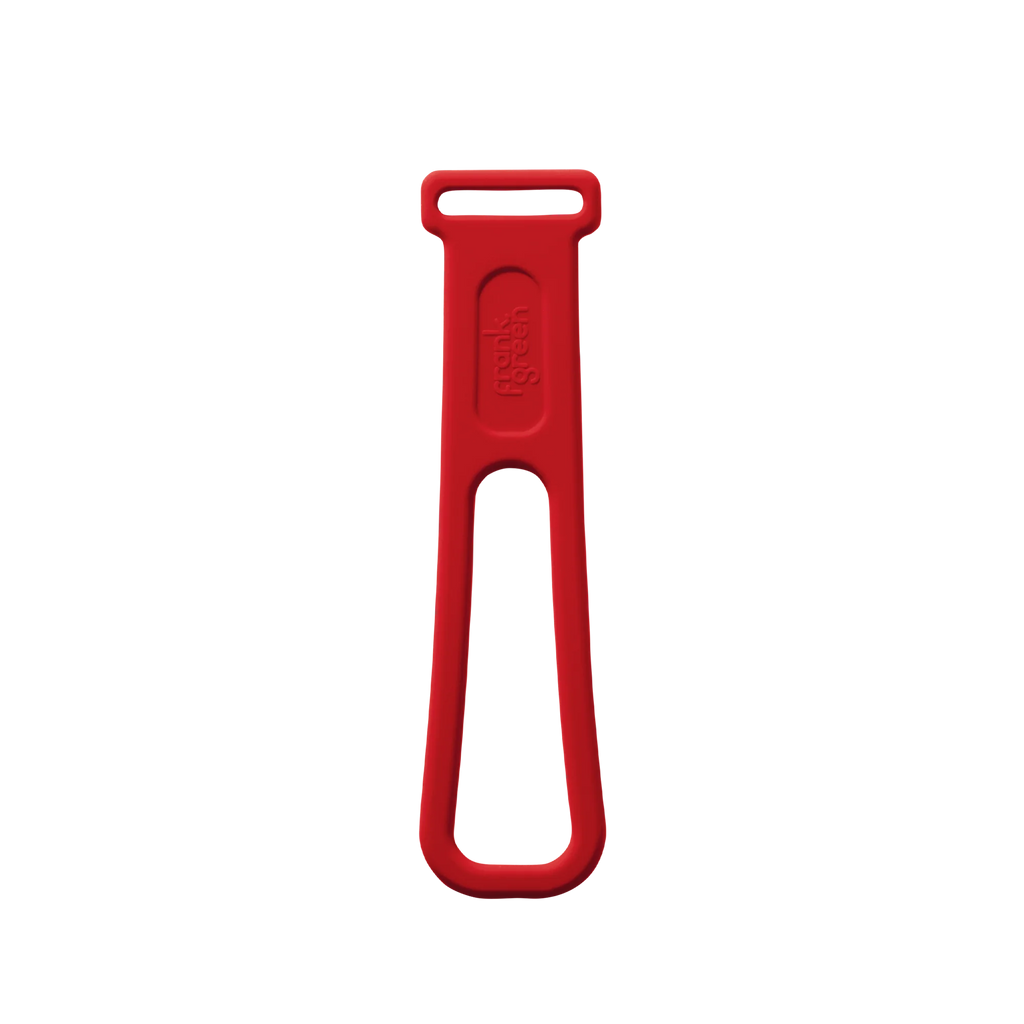 Reusable Straw Lid Strap - Atomic Red