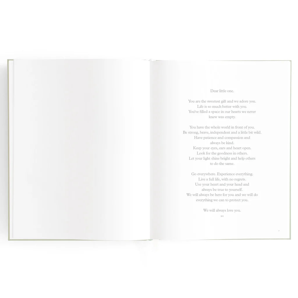 Baby Book - Pistachio