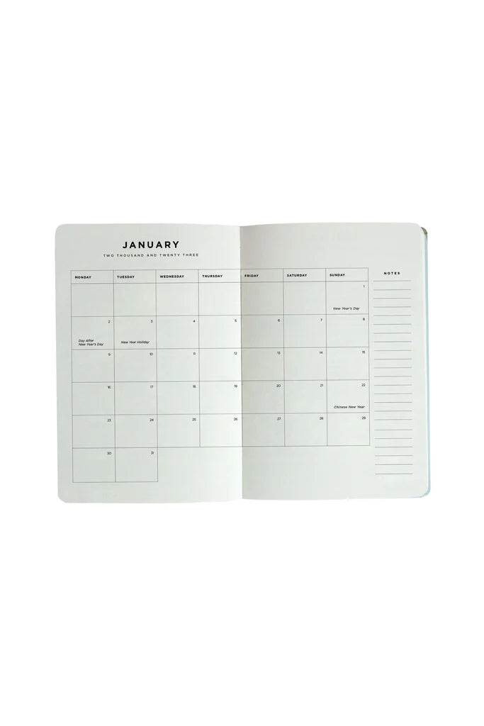 2024 Daily Planner - Picnic Blue