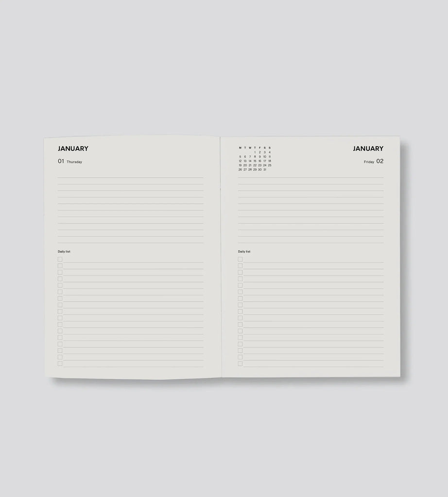 Daily Diary 2026 - Olive Deco