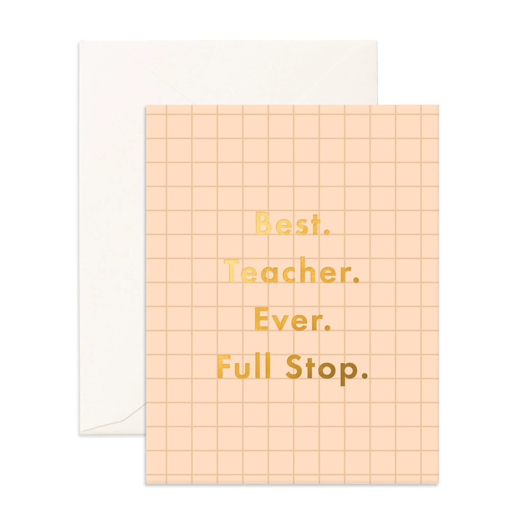 Card - Best Teacher