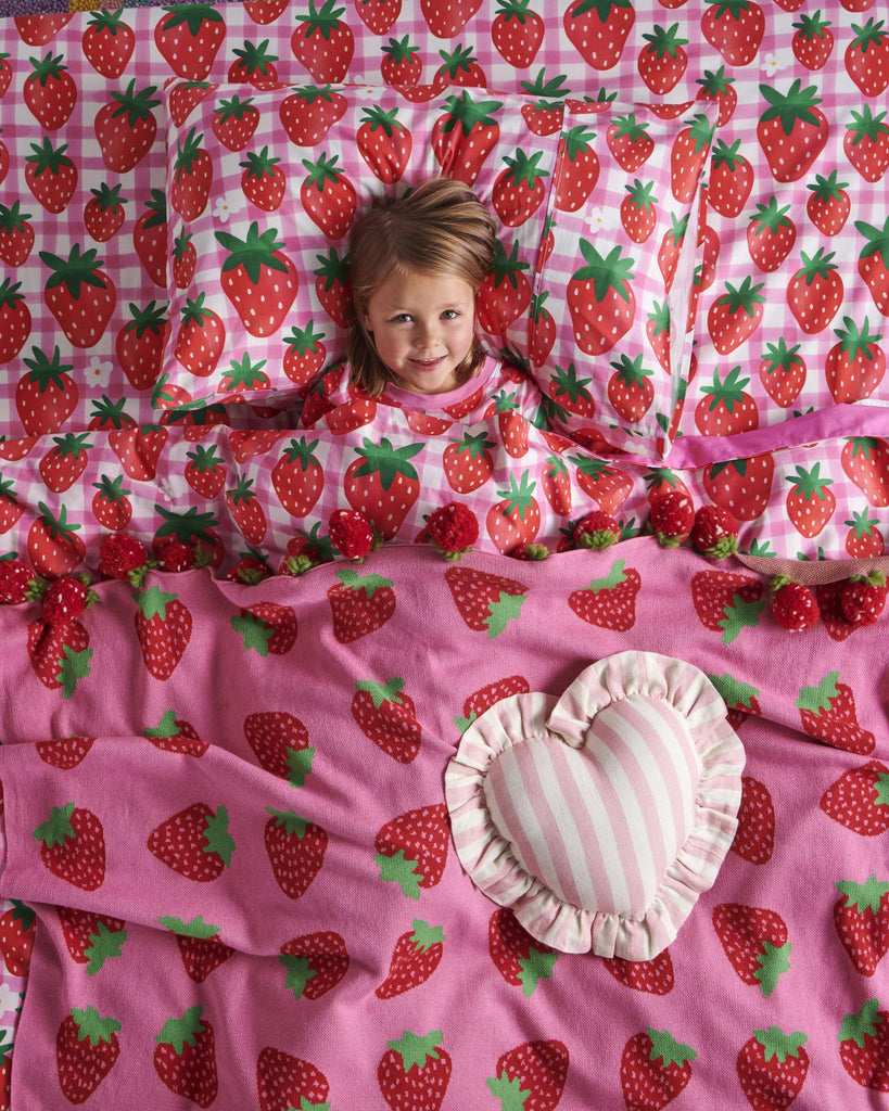 Strawberry Jam Cotton Fitted Sheet