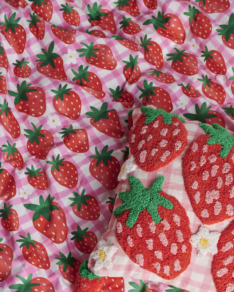 Strawberry Jam Cotton Fitted Sheet