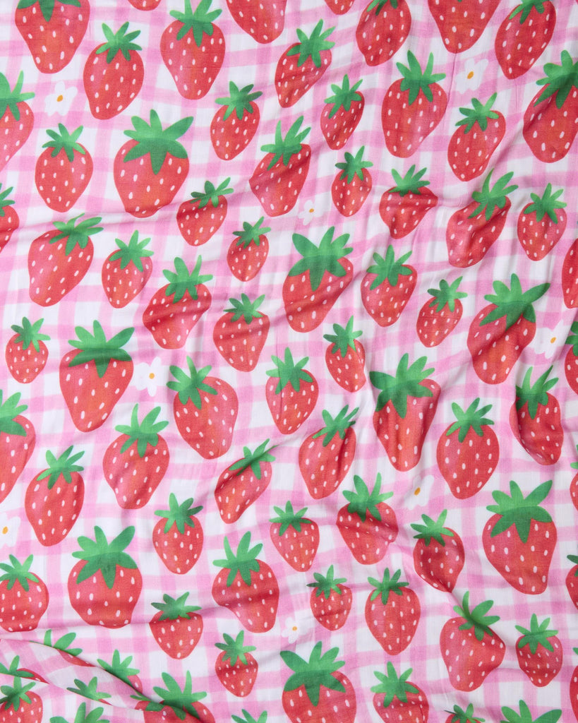 Strawberry Jam Bamboo Swaddle