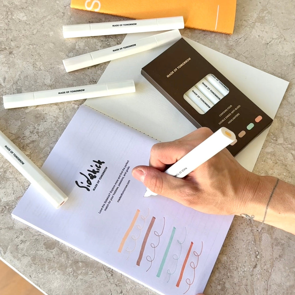 Anti Bleed Highlighters (Set of 4)