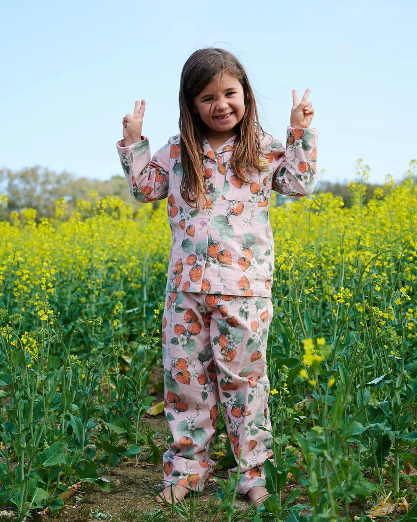 The Patch - Kids Flannelette Shirt & Pant Pyjama Set
