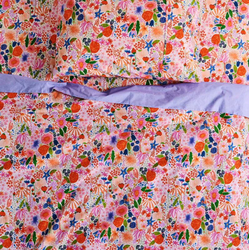 Meandering Meadow Organic Cotton Pillowcase (single)