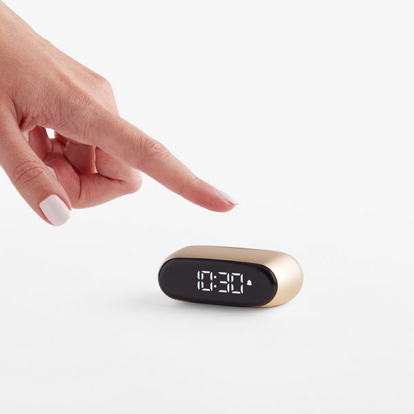 Minut Compact Alarm Clock - Gold